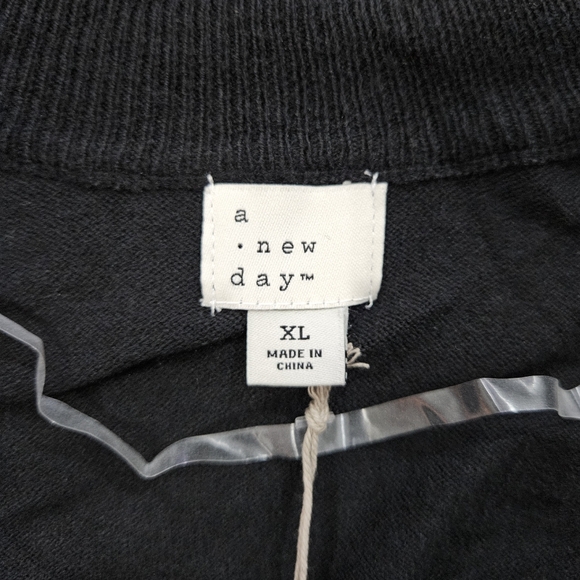 a new day Long Duster Cardigan in Black Women’s Size XL - Picture 6 of 8